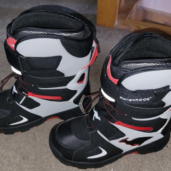 KangaROOS boys snow boots size 7 - Picture 2 of 5